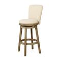 Powell 45.5 X 19 X 21.5 In. Davis Bar Stool, White 15B8193BS